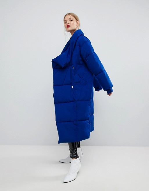 Hosszú pufikabát MANGO €121.60 asos.com