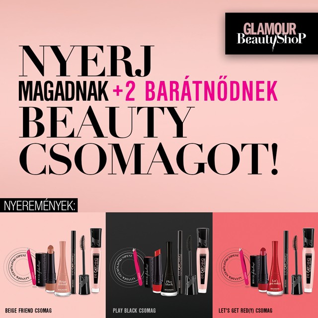 Nyerd meg a kedvenc GLAMOUR BeautyShop csomagodat!
