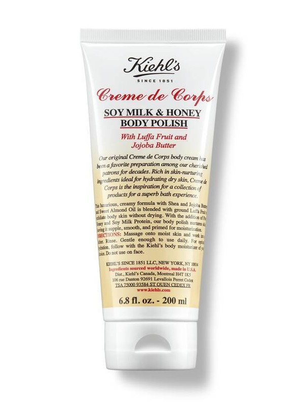 Creme de Corps szójatejes és mézes testradír KIEHL'S 10400 Ft/200 ml, GLAMOUR kuponnal, 20% kedvezménnyel 8320 Ft