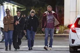 Ben Affleck jó hangulatban érkezett meg az iskolai rendezvényre / Fotó: Profimedia