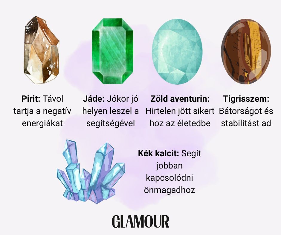 Tudtad, hogy az olyan ásványok, mint a zöld aventurin vagy a kék kalcit segítenek bevonzani az életedbe a bőséget és a sikert?