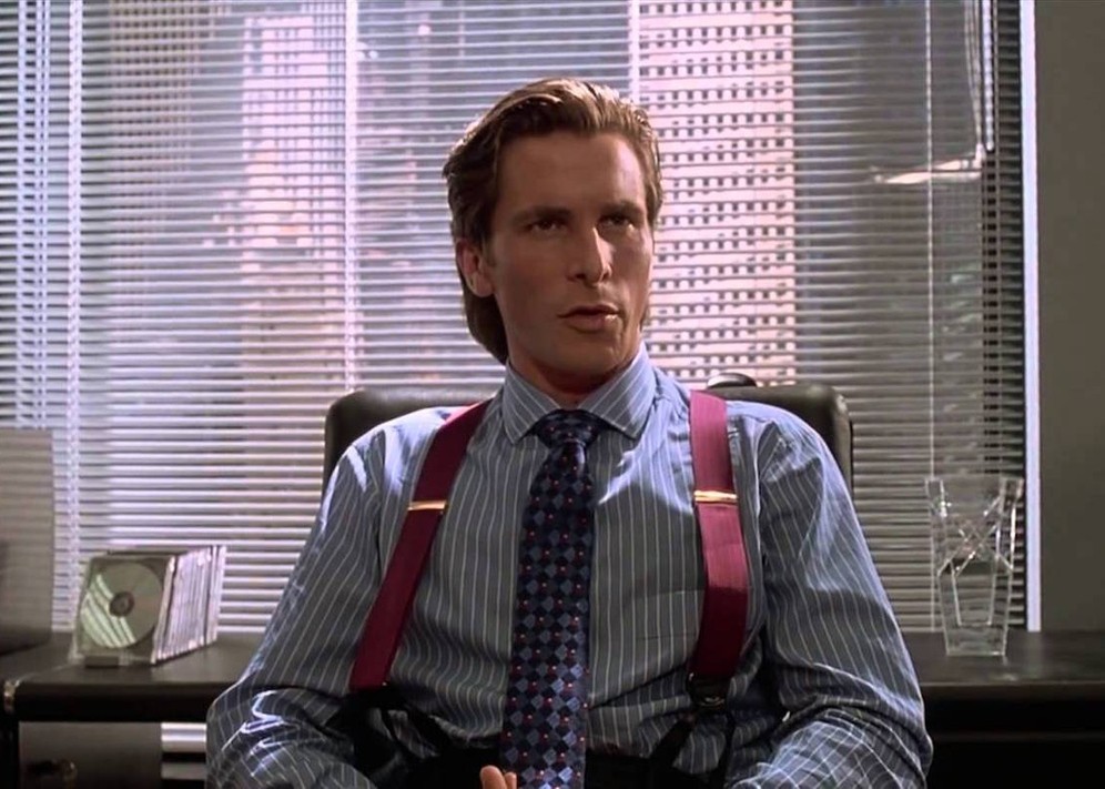 8. Patrick Bateman - Amerikai pszichó * Hogy is hiányozhatna Christian Bale felejthetetlen pszichopatája erről a listáról. A hátborzongatóból néhol komikusba átcsapó film még mindig etalonnak számít a műfajban.