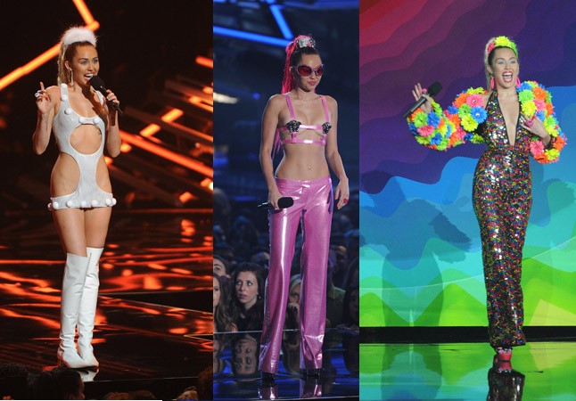 Infantilis, komolytalan, felháborító - Miley Cyrus szettjei a 2015-ös MTV VMA-n