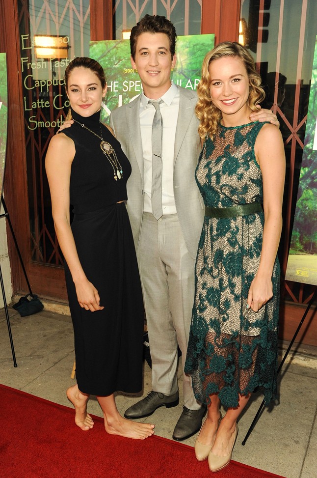 Az élet habzsolva jó sztárjai: Shailene Woodley, Miles Teller és Brie Larson