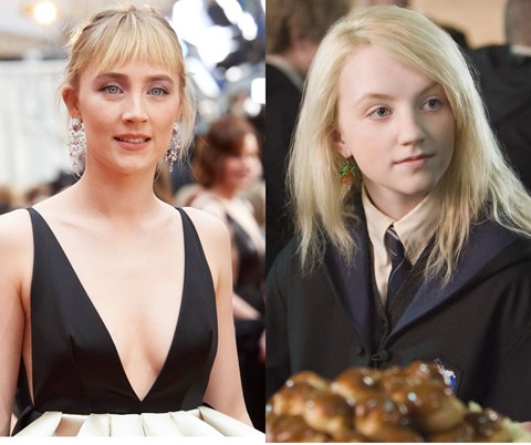  Saoirse Ronan álma volt, hogy szerepeljen a Harry Potterben, meg is próbálta elnyerni Luna Lovegood szerepét, de túl fiatalnak találták hozzá.