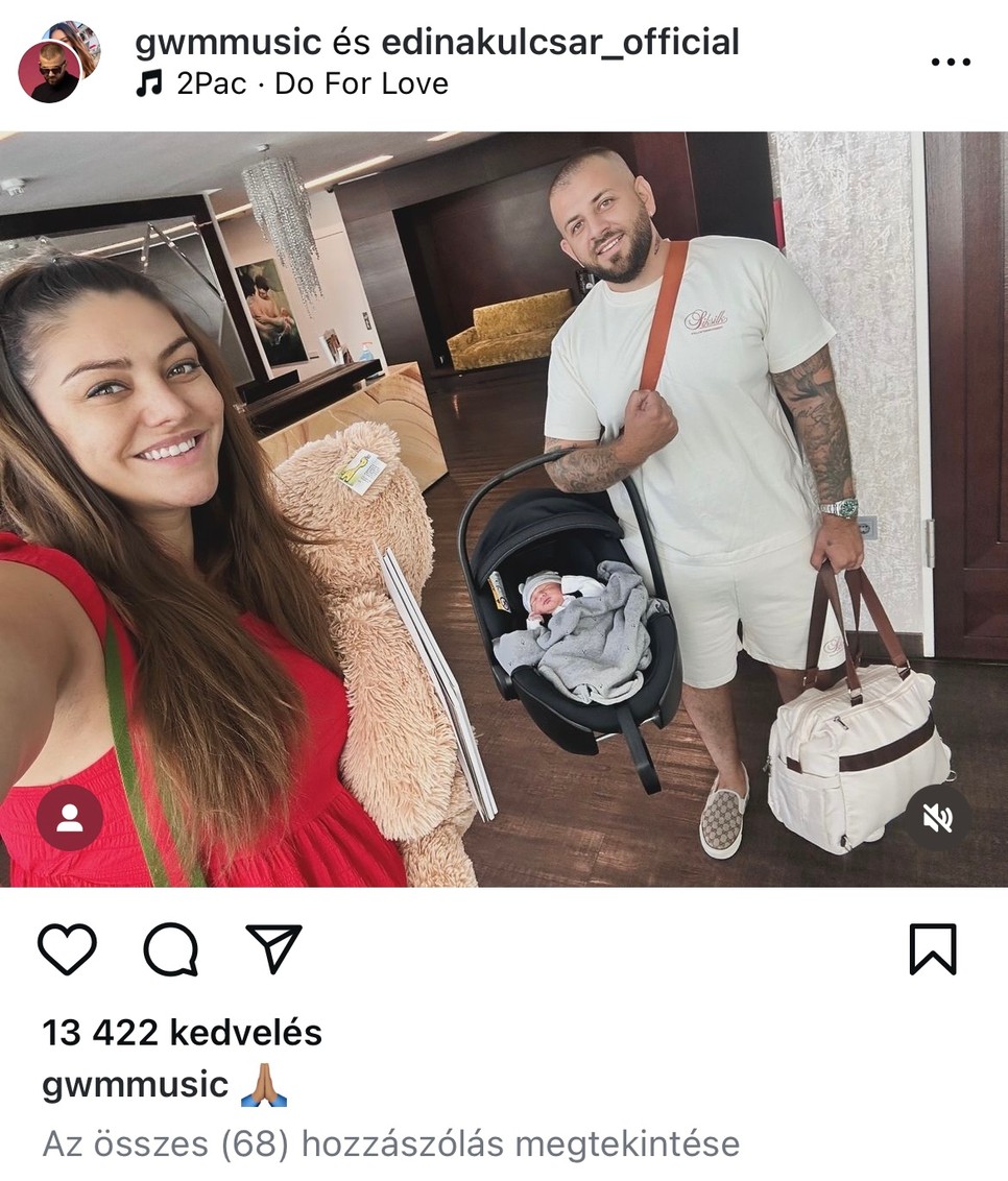 Kulcsár Edina és kisfia, Varga Dion már haza is mehetett a kórházból