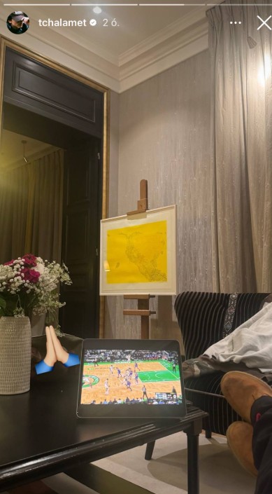 Timothée Chalamet inkább otthon maradt meccset nézni a Met-gála helyett