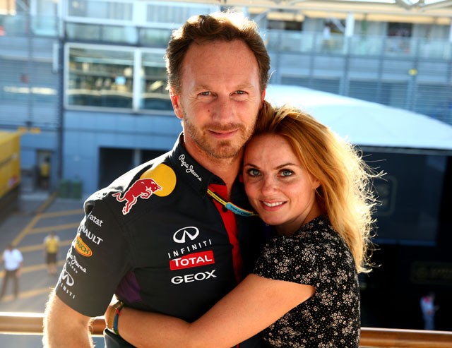 Christian Horner és Geri Halliwell