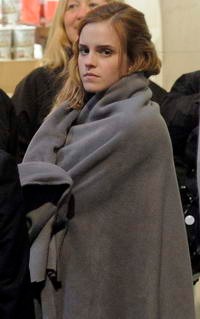 A legújabb Harry Potter-film felvételén.