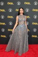 Az Annual DGA Awards vörös szőnyegén egy ezüst, pávamotívumokkal díszített, átlátszó Dior estélyiben tündökölt, ami alatt ezüst fehérneműjét is megvillantotta. (2025)