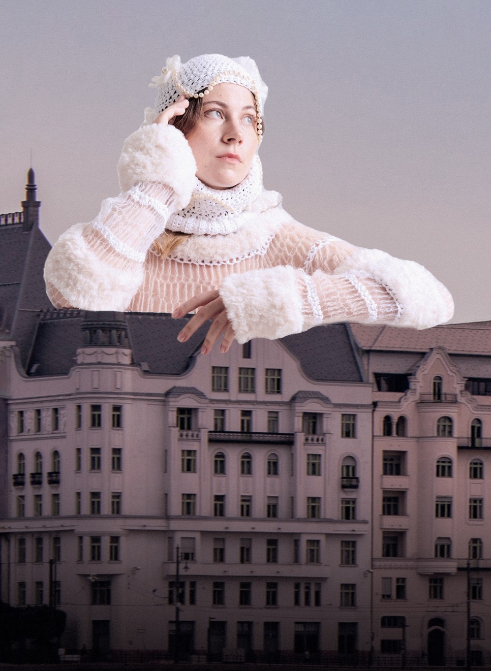 Horgolt top és balaklava SOLAER @solaer