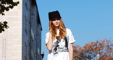 Szoknyás, laza összeállítás a bloggertől mára