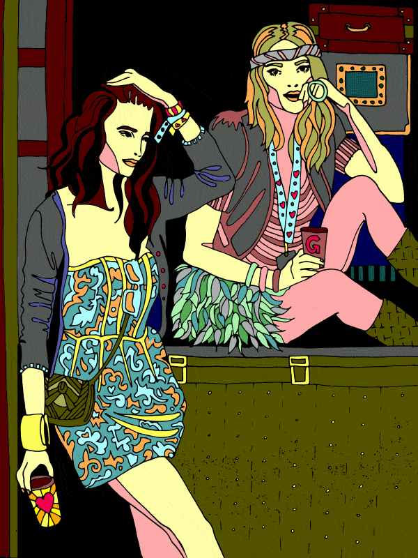 Divatkifestő, Glamour, Vogue, kifestő, színezés, gif, divatfotó, divatszerkesztő, Pintér Judit, Kökény Nikoletta, photoshop, divat