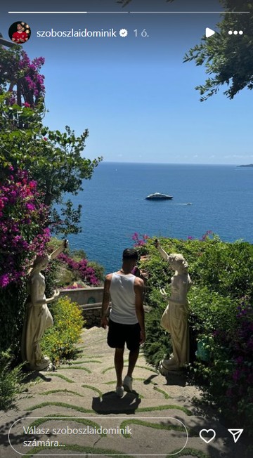 Csodaszép helyen romantikázik Szoboszlai Dominik és Buzsik Borka