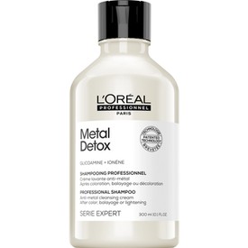 L'Oréal Professionnel Metal Detox Fémrészecskék elleni tisztító sampon - A fémtaszító tisztító krémsampon gyengéden távolítja el a fémrészecskéket a hajból. Szabadalmaztatott technológia, Glicoamine-nal dúsítva