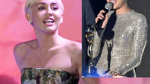 Hihetetlen! Miley két fenséges ruhában is tündökölt