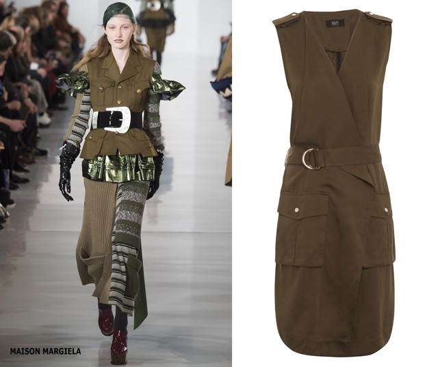 katonai stílus, trend, őszi trend, divattrend, bakancs, katonai, egyenruha, uniformis