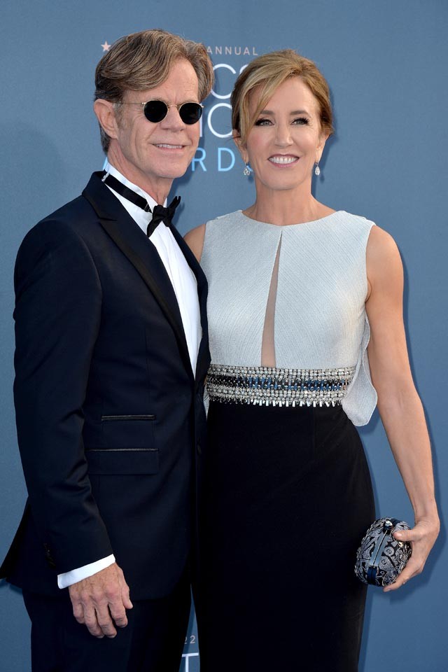 William H. Macy és felesége Felicity Huffman