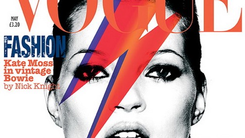 Itt az év címlapja: Bowie-vá változott Kate Moss!