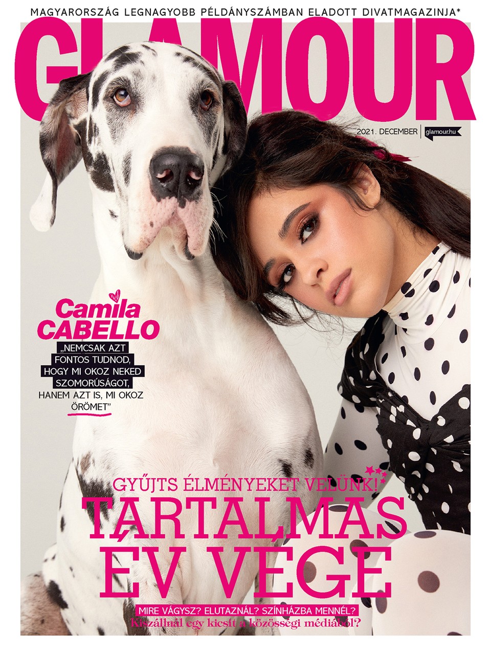  2021. december: Camila Cabello a GLAMOUR címlaplánya