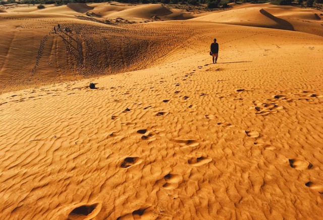 Dél-Vietnám, Mui Né melletti elsivatagosodott terület