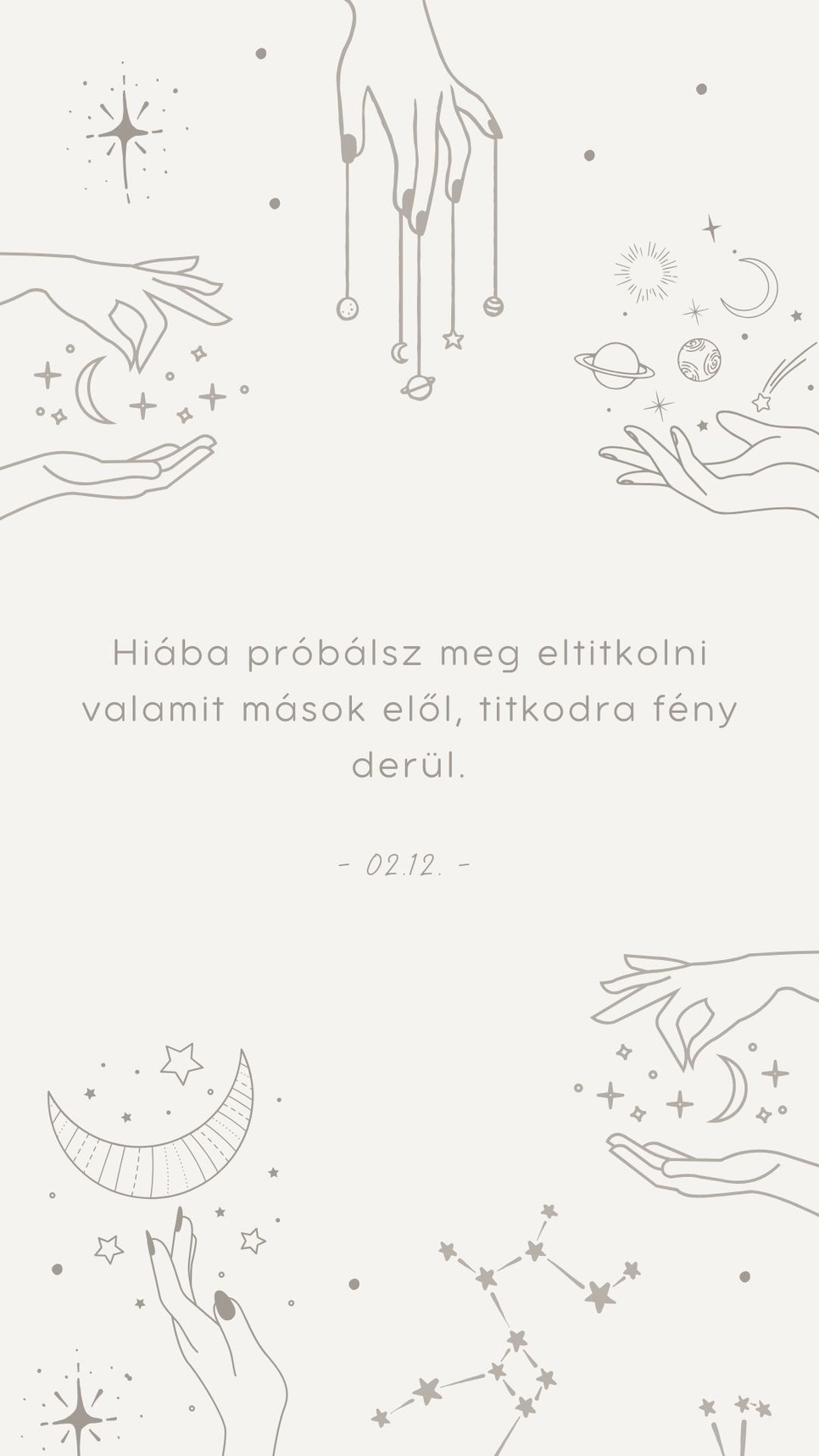 Egy kis emlékeztető a napi horoszkóp szerint