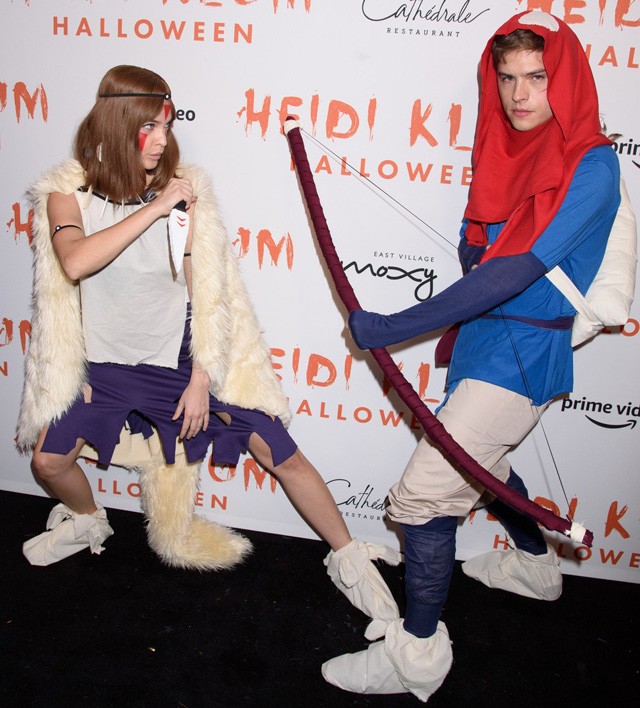 Dylan Sprouse és Palvin Barbara Heidi Klum halloweeni partiján