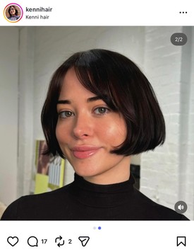 Állig érő bob - rövid, mégis meseszépen mutat 