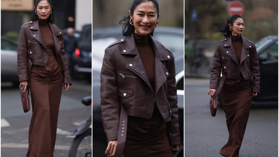 A street style trendekben már hódít a barna szín