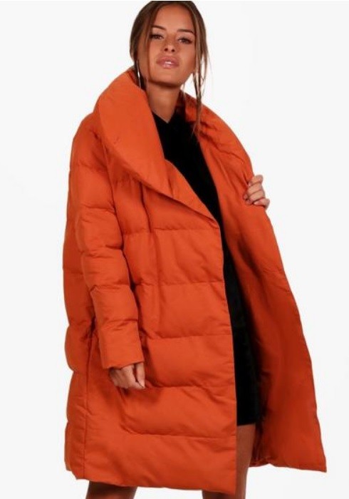 Narancssárga pufikabát