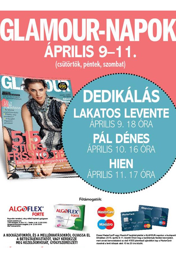 GLAM ALERT! Az év legsármosabb férfija dedikál!