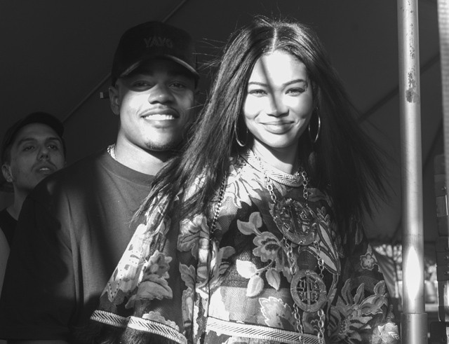 Chanel Iman és vőlegénye, Sterling Shepard