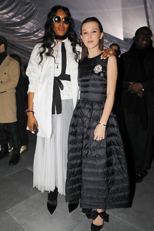 Millie Bobby Brown Naomi Campbell Milano