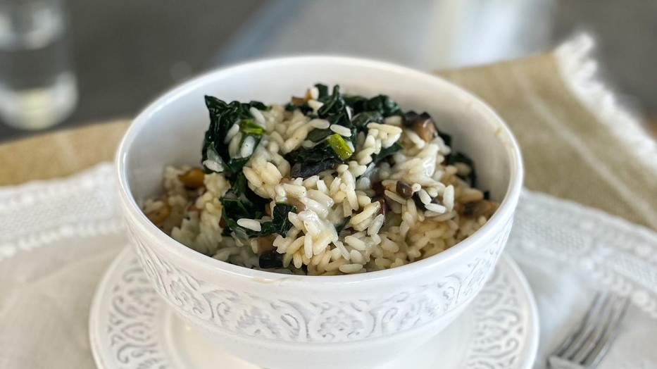 Vegán rizottó Árvai Anita receptgyűjteményéből