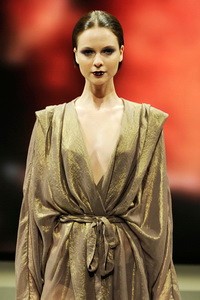 Dencsi Adrienn a koppenhágai divathéten