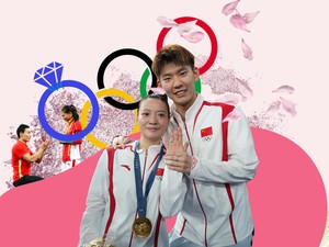 Lánykérés az olimpián: nem hab a tortán, hanem csizma az asztalon