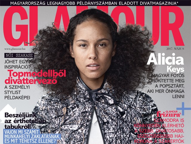 GLAMOUR május, Alicia Keys a címlapon