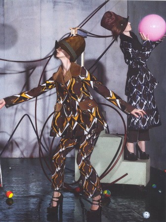 Axente Vanessa 24 oldala az olasz Vogue-ban