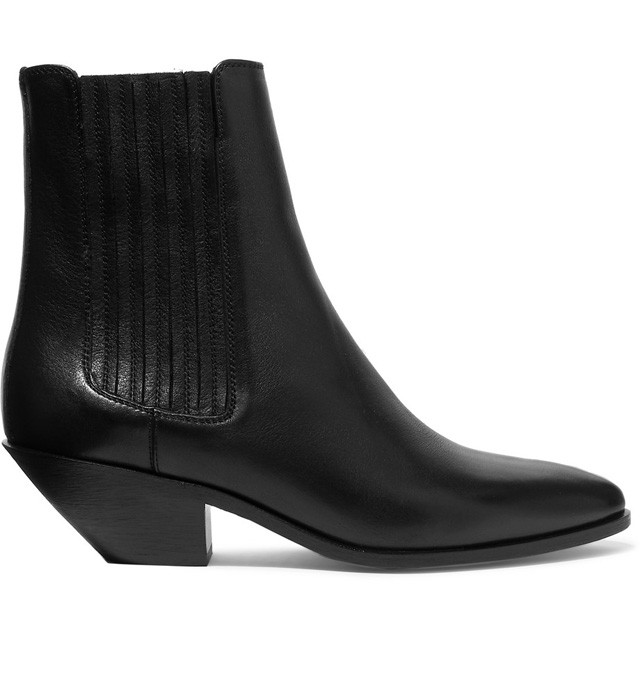 Bőr bokacsizma SAINT LAURENT 795 euró