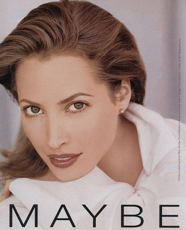 Christy Turlington a Maybelline kampányában