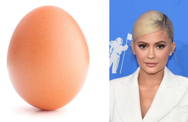 Egy tojás lett a legtöbbek által kedvelt kép az Instagramon, ezzel lekörözve Kylie Jennert