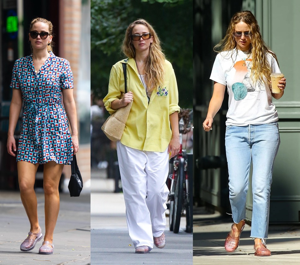 A kilencvenes évek gyermekeként nem csoda, hogy Jennifer Lawrence rajong a zselés cipőkért