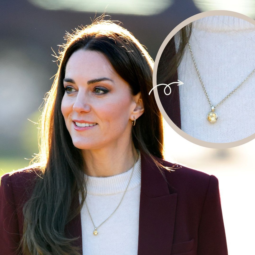 Katalin hercegné nyaklánca különleges üzenetet hordoz