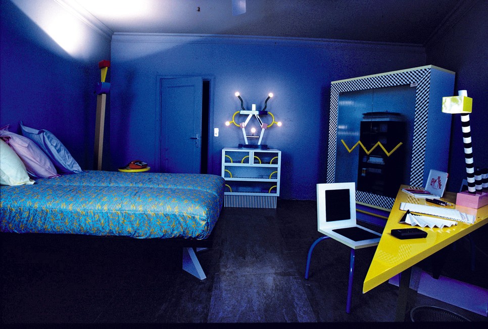 Lagerfeld Monte-Carló-i hálószobája. A berendezést Michele De Lucchié tervezte