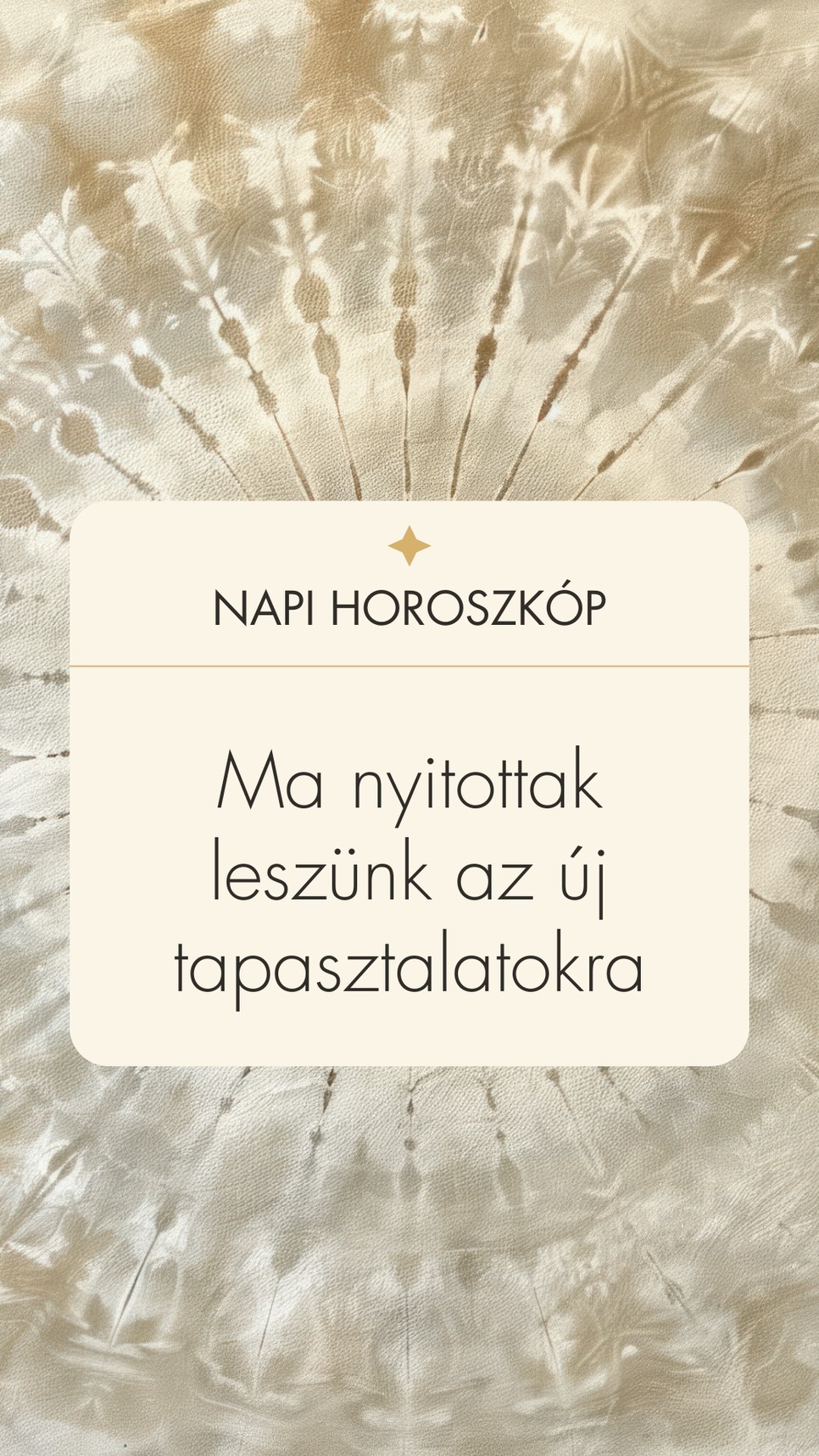 Napi horoszkóp: erre számíthatunk a mai napon