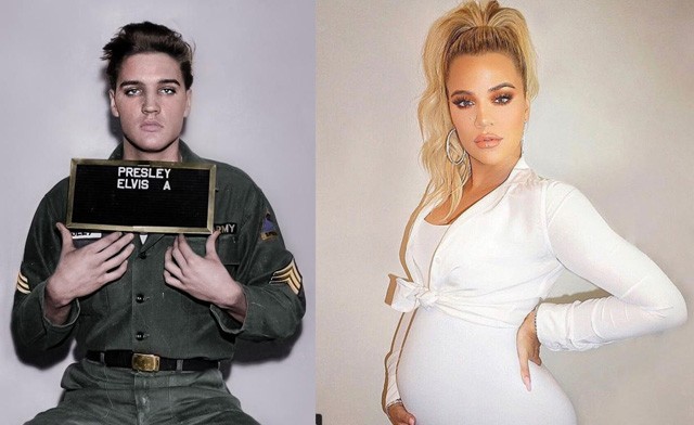 Khloé Kardashian Elvis Presley hasonmása