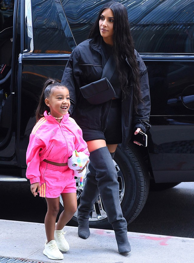 Kim Kardashian és lánya, North West