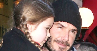 David Beckham szájon csókolta a saját lányát, és most óriási a botrány