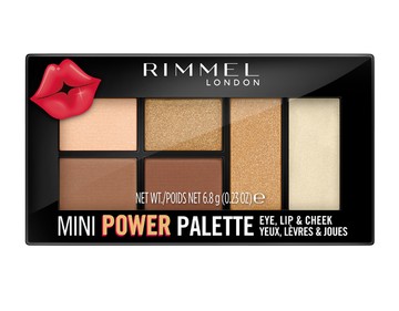 Rimmel Mini Power szemhéjfesték paletta (Sassy) 3199 Ft