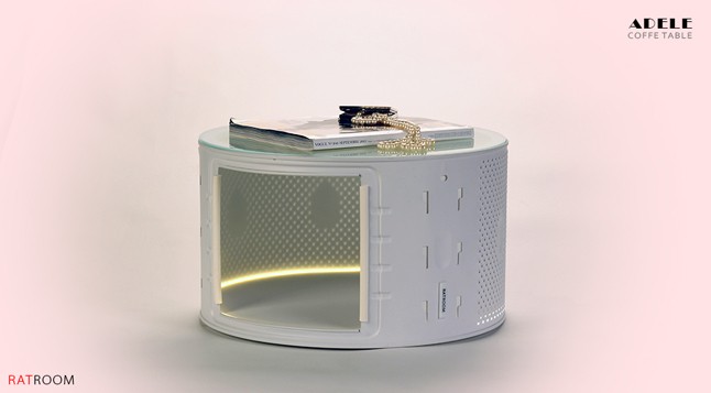 Adele dohányzóasztal (fehér): 148.000,-